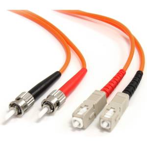 Conneu SC-ST дуплексна пач корда, мултимод OM2, 3мм. , оранжева, Conneu (0.50 м) (CNFJ-SCSTOM2DOR3mm-0.5)