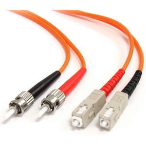 Conneu SC-ST дуплексна пач корда, мултимод OM2, 3мм. , оранжева, Conneu (0.50 м) (CNFJ-SCSTOM2DOR3mm-0.5)