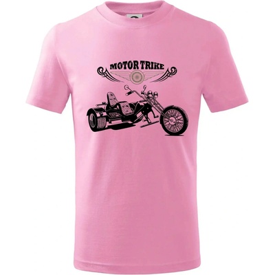 Moto trike tričko ružová