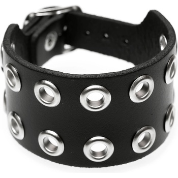Black & metal гривна Ring - Silver - BWZ-695