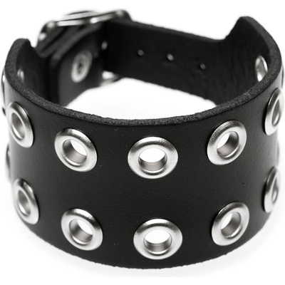 Black & metal гривна Ring - Silver - BWZ-695