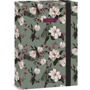 Ars Una Кутия за документи ARS UNA A/4 Flowery Green 5535 (50855353)