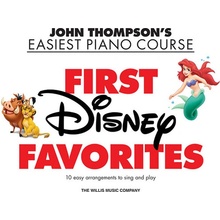 First Disney Favorites: John Thompsons Easiest Piano Course Hal Leonard CorpPaperback