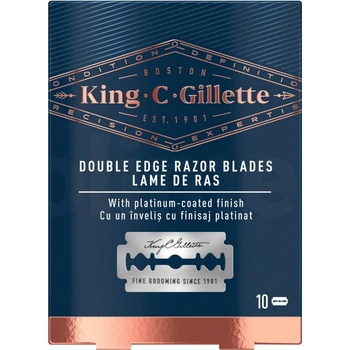 Gillette King C. Double Edge žiletky 10 ks
