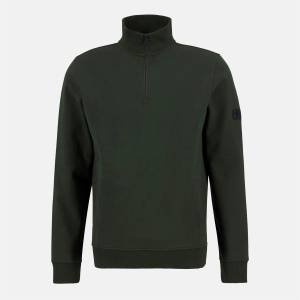 Barbour International Блуза Barbour International Ilford Interlock Half-Zip Sweatshirt - Sage