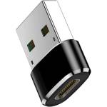  Преходник usb-c към usb-a, черен