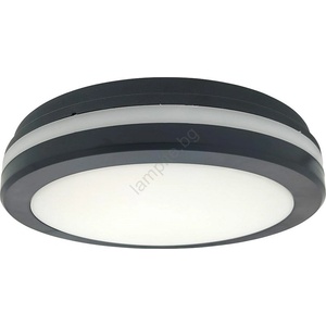 Baterie Centrum Led таванно осветително тяло с датчик за движение led/20w/230v 3000/4000/6500k ip54 антрацит (bc0749)