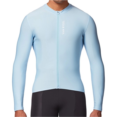 VAN RYSEL Фланелка с дълъг ръкав за колоездене Van rysel Jersey RCR Long Sleeve Mid Season Cycling jersey - Dreamy Blue - размер XL (056-4204-0114)