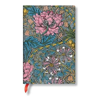 Morris Pink Honeysuckle Midi Unlined