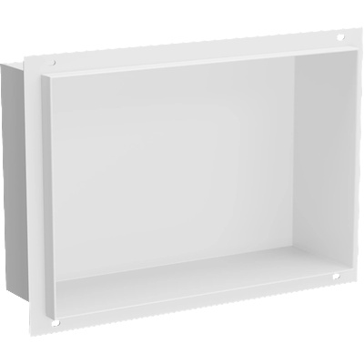 Mexen X-Wall-NR нишова полица без перваз 30 x 20 см, бяла - 1921302010 (1921302010)