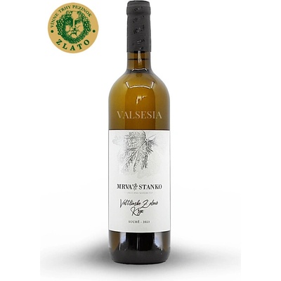 Mrva & Stanko Veltlínske Zelené Kryo Suché Šenkvice 12,5% 0,75 l (čistá fľaša)
