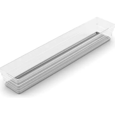 Organizér Curver® SISTEMO 5, priesvitný/sivý, 7.5x37.5x5 cm, do zásuvky