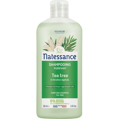 Natessance Čistící šampon s tea tree a keratinem 500 ml