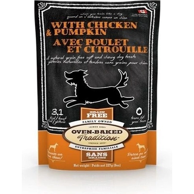 OBT All Natural Grain Free soft & chewy CHICKEN & PUMPKIN 170 g