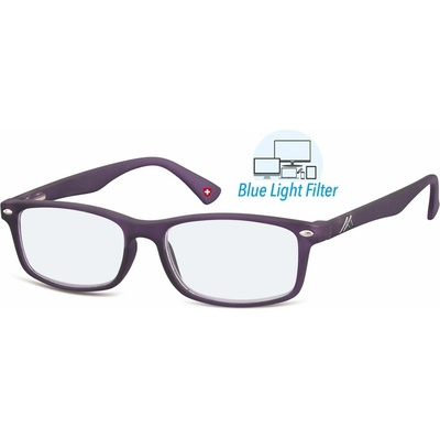 Montana Eyewear brýle na čtení a na počítač BLF83D fialové