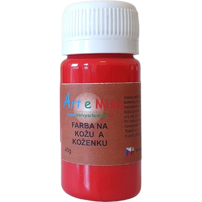 ARTEMISS Farba na kožu a koženku 52 červená 250 g