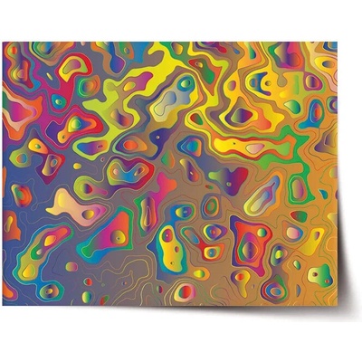 Sablio Plagát Farebné škvrny - 60x40 cm