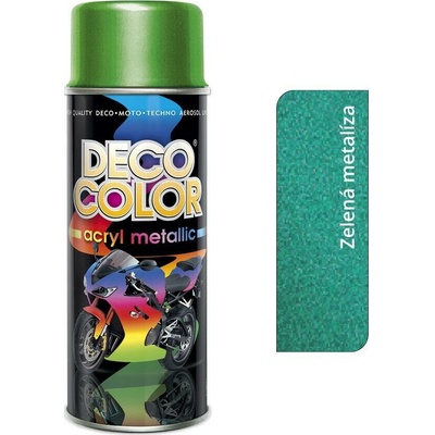 Deco color Metallic - Sprej metalíza lesklá zelená 400ml