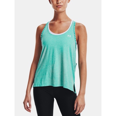 Under Armour Дамски потник Under Armour UA Knockout Mesh Back Tank Under Armour | Zelen | ЖЕНИ | XS