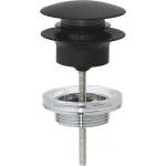 GROHE Phantom Black матово черен вентил за мивка Push-Open (29510KF0)