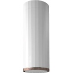 Faber corinthia isola ev8+ wh matt/ts a37 Бял мат / тибетско сребро, Островен аспиратор (corinthia isola ev8+ wh matt/ts a37)