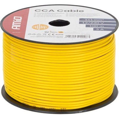 Amio 04448 Vodič reproduktoru jednožilový CCA 1x1mm2 100m