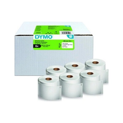 Dymo 2177565, 210mm x 102mm, biele papierové etikety
