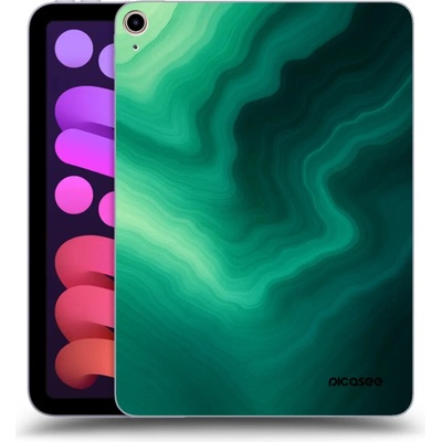 Picasee silikónový prehľadný obal pre Apple iPad mini 2021 6. gen Malachite