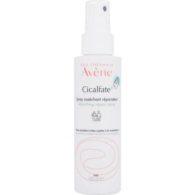 Avene Cicalfate+ Absorbing Repair Spray 100 ml изсушаващ и регенериращ спрей за раздразнена кожа, склонна към потене унисекс