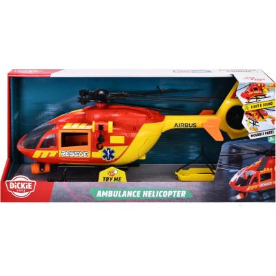 Dickie Toys Детска играчка Dickie Toys - Спасителен хеликоптер, със звуци и светлини (203716024)