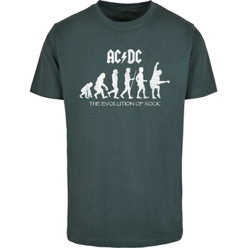Mister Tee Тениска ACDC - Evolution Of Rock T-Shirt bottlegreen XXLUB-MP5011714-02245 - Тъмносив, размер L