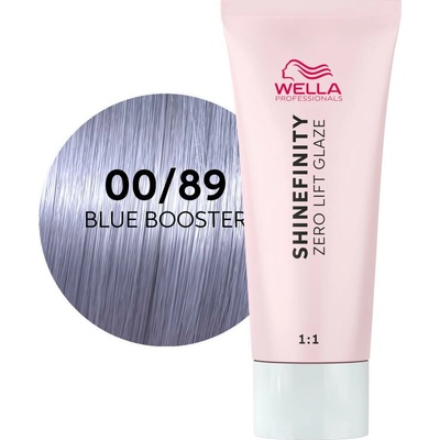Wella Professionals Shinefinity Zero Lift Glaze demi-permanentní barva na vlasy 00/89 Blue Booster 60 ml