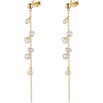 Majya Strieborné náušnice COLETA pozlátené 11672