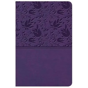 KJV Large Print Compact Reference Bible, Purple Leathertouch | Holman Bible Staff (ISBN: 9781535935739)