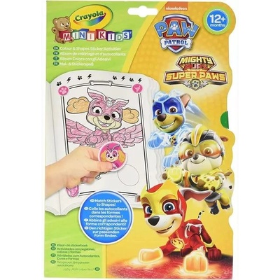 Crayola Крейола: Книжка за оцветяване със стикери - Патрула на кученцата (81-1373g)