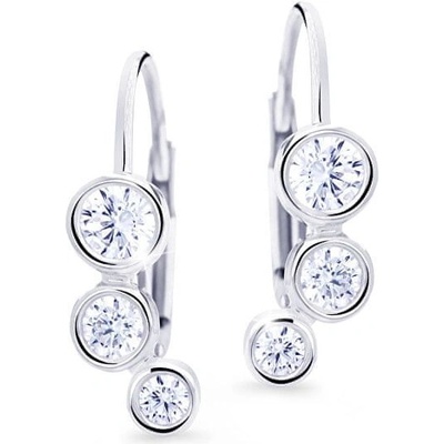 Cutie Jewellery náušnice s trblietavými zirkónmi Z8030-50-10-X-2