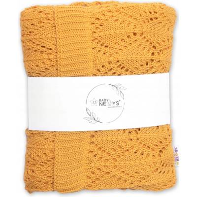 Baby Nellys Detská deka oranžová