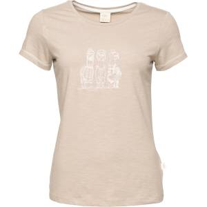 Chillaz Дамска тениска Chillaz Women's Gandia Alpaca Gang Winter T-shirt - Dark Sand - размер 34 (EU) (916-5058-0212)