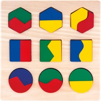 Bino Puzzle - геометрични форми