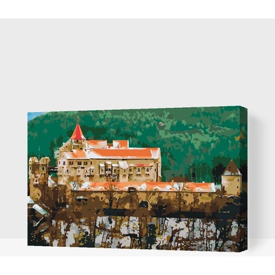 Painting Queens Hrad Pernštejn 40 x 60 cm vypnuté plátno na rám PBN/PERNSTEJNCASTLE/40X60/W