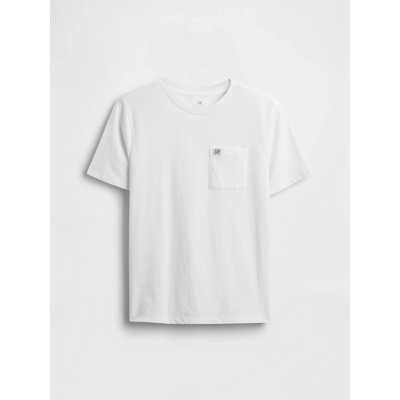 GAP Детска тениска с джоб GAP GAP | Byal | Момчешки | XS