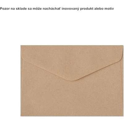 Obálky C6 kraft 120g 10ks tmavo béžová