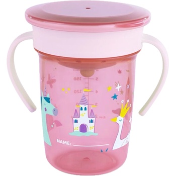 Miniland Тренировъчна чаша Miniland - Fantasy, 260 ml (89649)