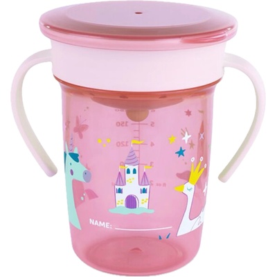 Miniland Тренировъчна чаша Miniland - Fantasy, 260 ml (89649)