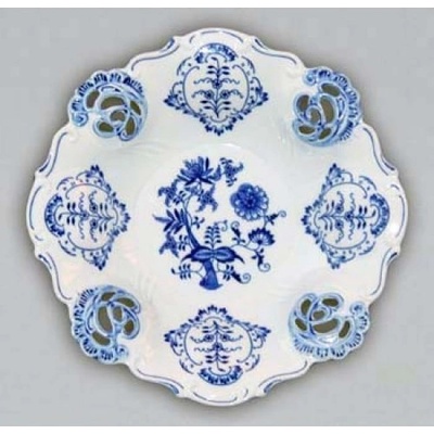 Cibulák Dubí miska Aida prořezávaná cibulový porcelán 10680