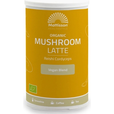 Mattisson Healthstyle Лате с рейши и кордицепс Био С вкус на какао и канела 160 g (MT2095)