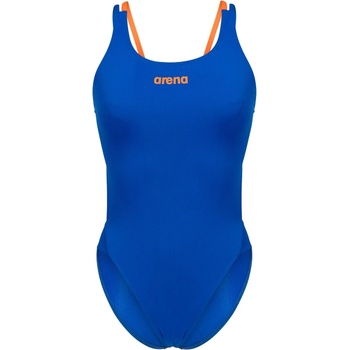 arena Дамски бански костюм Arena Women's Swimsuit Tech Multi Solid Swimsuit - Neon Blue / Team Orange - размер 34 (EU) (150-4531-0613)