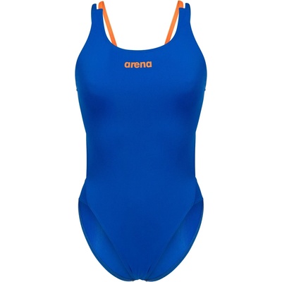 arena Дамски бански костюм Arena Women's Swimsuit Tech Multi Solid Swimsuit - Neon Blue / Team Orange - размер 34 (EU) (150-4531-0613)