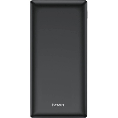 Baseus Mini JA Power Bank - външна батерия 20000 mAh с 2 x USB и USB-C изходи за зареждане на смартфони и таблети (черен)