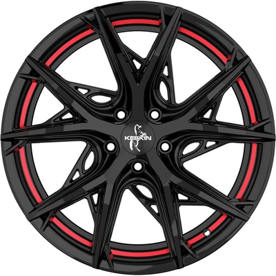 Keskin KT24 8,5x19 5x114,3 ET45 black red inside